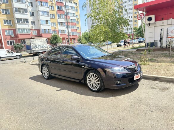 2005 Mazda 6 I (GG) Рестайлинг, фиолетовый, 720000 рублей - вид 3