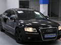 2007 Audi A8 Long II (D3) Рестайлинг 2, чёрный - вид 2