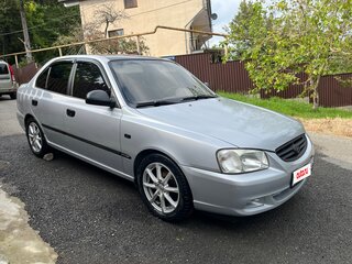 2007 Hyundai Accent ТагАЗ II, серебристый, 650000 рублей, вид 3