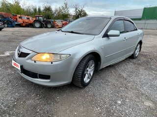 2005 Mazda 6 I (GG) Рестайлинг, серебристый, 160000 рублей, вид 1