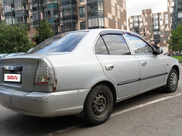 2005 Hyundai Accent ТагАЗ II, серебристый, 250000 рублей - вид 8
