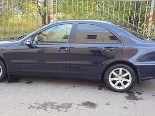 2006 Mercedes-Benz C-Класс 180 II (W203) Рестайлинг, синий, 1600000 рублей, вид 4