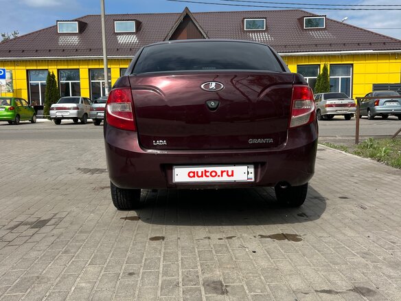 2014 Lada (ВАЗ) Granta I, пурпурный, 445000 рублей - вид 2