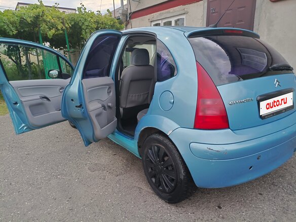 2003 Citroen C3 SensoDrive I, синий, 380000 рублей - вид 6