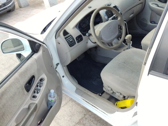 2002 Hyundai Accent II Рестайлинг, белый, 265000 рублей - вид 6