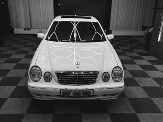 2001 Mercedes-Benz E-Класс 320 II (W210, S210) Рестайлинг, белый, 800000 рублей, вид 2