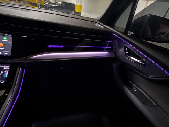 2020 Audi Q7 45 TDI II (4M) Рестайлинг, чёрный, 6490000 рублей - вид 33