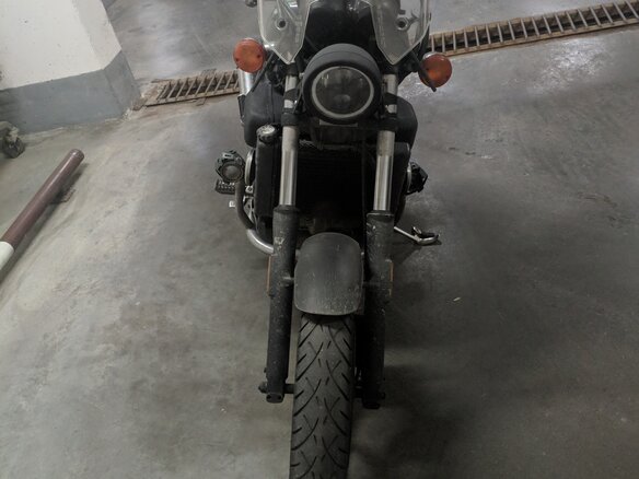 1987 Honda Magna, чёрный - вид 6