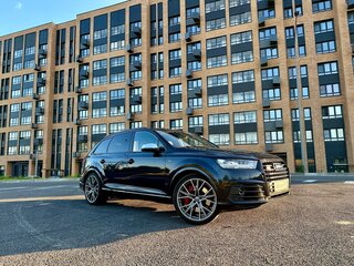 2018 Audi SQ7 I (4M), синий, 6600000 рублей, вид 2