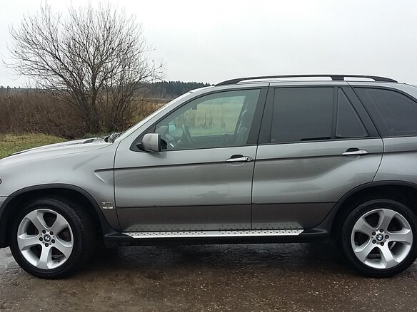 2005 BMW X5 3.0i I (E53) Рестайлинг, серый - вид 9