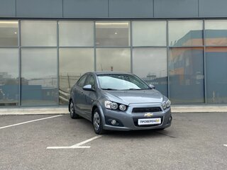 2014 Chevrolet Aveo II, серый, 585000 рублей, вид 2