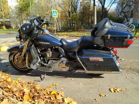 2012 Harley-Davidson Electra Glide, синий, 1127509 рублей, вид 3