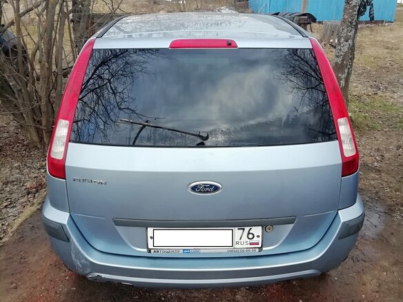 2007 Ford Fusion I Рестайлинг, голубой - вид 2
