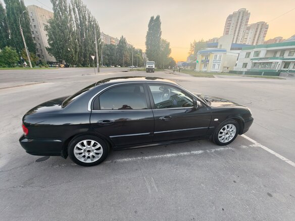 2008 Hyundai Sonata ТагАЗ IV (EF) Рестайлинг, чёрный, 470000 рублей - вид 1