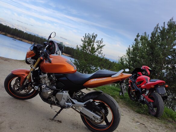 2006 Honda CB 600F Hornet, оранжевый - вид 1