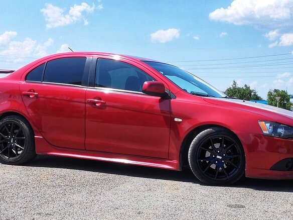 2007 Mitsubishi Lancer X, красный, 840000 рублей - вид 8