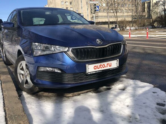 2021 Skoda Rapid II, синий, 1550000 рублей - вид 1