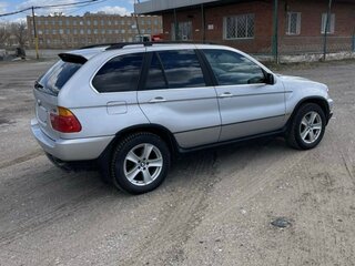 2001 BMW X5 4.4i I (E53), серебристый, 850000 рублей, вид 4