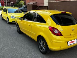 2007 Opel Corsa D, жёлтый, 470000 рублей, вид 3