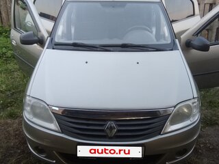 2011 Renault Logan I Рестайлинг, серебристый, 469000 рублей, вид 1