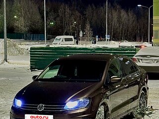 2018 Volkswagen Polo V Рестайлинг, коричневый, 1100000 рублей, вид 5