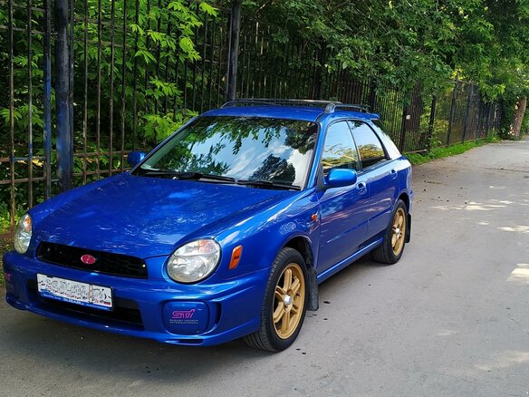 2000 Subaru Impreza II, синий, 585000 рублей - вид 6