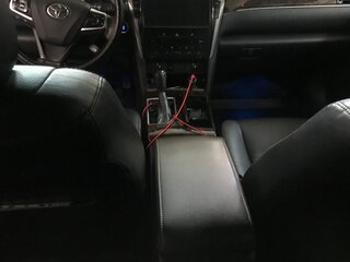 2017 Toyota Camry VII (XV50) Рестайлинг 2, чёрный, 2700000 рублей, вид 5