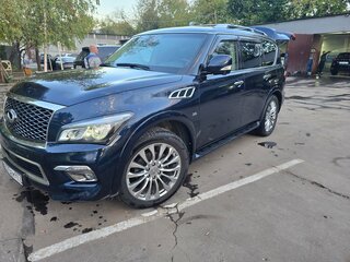 2015 Infiniti QX80 I Рестайлинг, синий, 3200000 рублей, вид 1