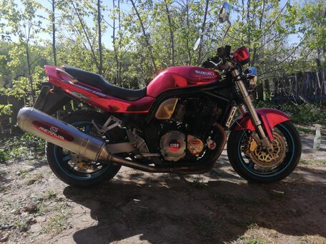 1995 Suzuki Bandit 1200, пурпурный, 265000 рублей, вид 3