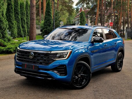 2024 Volkswagen Atlas Cross Sport I Рестайлинг, синий, 5690000 рублей, вид 3
