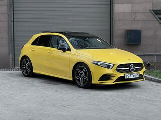 2019 Mercedes-Benz A-Класс 200 IV (W177), жёлтый, 2300000 рублей, вид 1