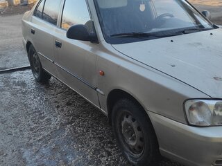 2005 Hyundai Accent ТагАЗ II, бежевый, 350000 рублей, вид 1