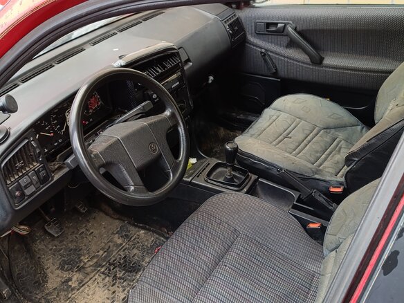 1990 Volkswagen Passat B3, красный, 99000 рублей - вид 6