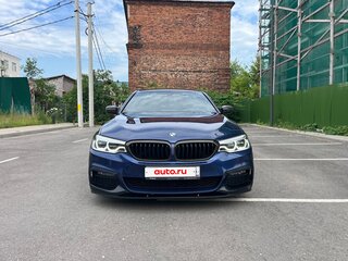 2019 BMW 5 серии 530i xDrive VII (G30/G31/G38), синий, 4250000 рублей, вид 2