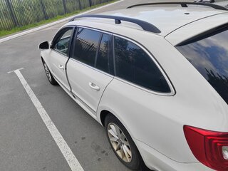 2014 Skoda Superb DSG II Рестайлинг, белый, 960000 рублей, вид 2