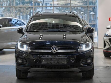 2014 Volkswagen Tiguan I Рестайлинг, чёрный, 1249000 рублей, вид 2