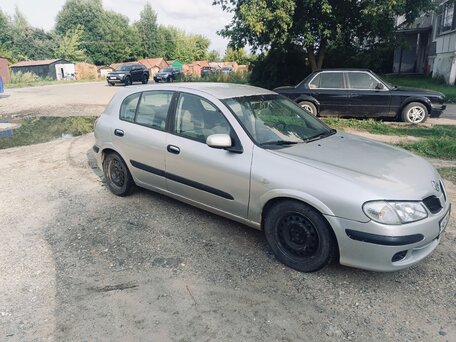 2001 Nissan Almera II (N16), серебристый, 135000 рублей, вид 2