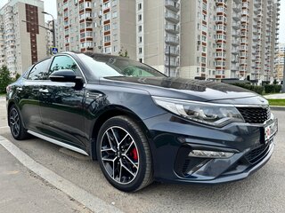 2019 Kia Optima IV Рестайлинг, синий, 2450000 рублей, вид 3
