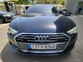 2024 Audi A6 45 TDI V (C8) Рестайлинг, синий, 8021645 рублей, вид 2