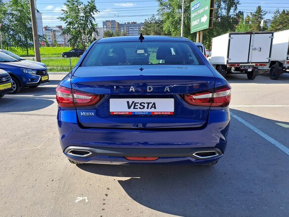 2026 Lada (ВАЗ) Vesta I Рестайлинг (NG), синий, 1631900 рублей - вид 4