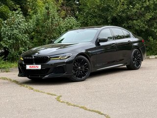 2021 BMW 5 серии 520i VII (G30/G31/G38) Рестайлинг, чёрный, 3840000 рублей, вид 5