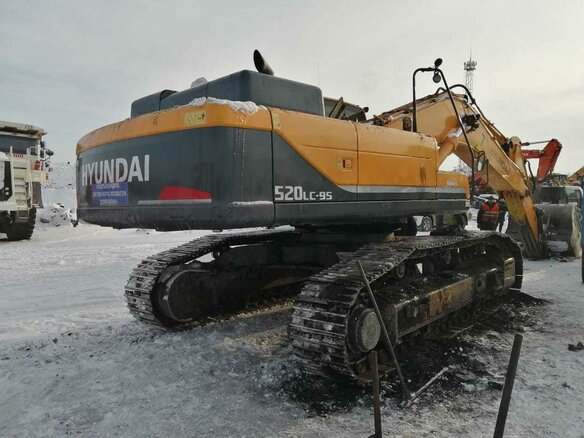 2014 Hyundai R520LC, жёлтый - вид 7