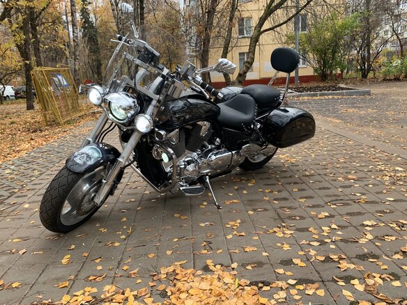 2002 Honda VTX 1800, чёрный - вид 15