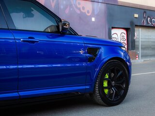 2016 Land Rover Range Rover Sport SVR II, синий, 8500000 рублей, вид 4