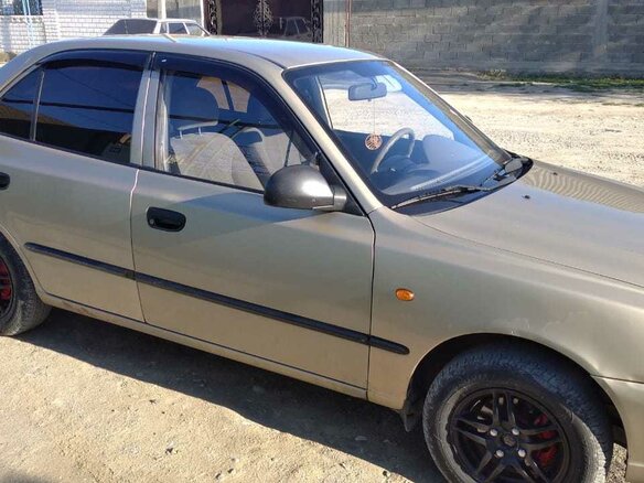 2006 Hyundai Accent ТагАЗ II, бежевый - вид 3