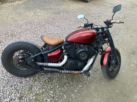 2006 Yamaha XVS1100, красный, 550000 рублей, вид 4