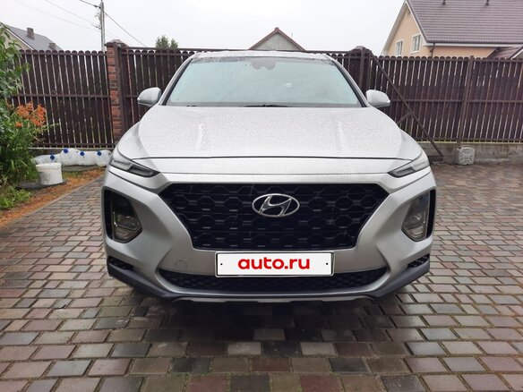 2019 Hyundai Santa Fe IV, серый, 3150000 рублей