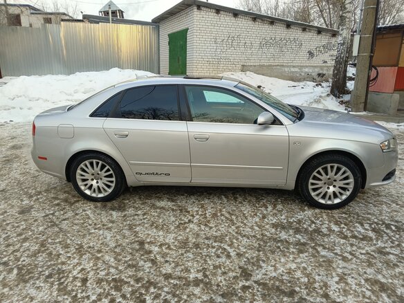 2005 Audi A4 III (B7), серебристый, 1300000 рублей - вид 8