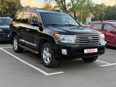 2014 Toyota Land Cruiser 200 Series Рестайлинг 1, чёрный, 5250000 рублей, вид 4