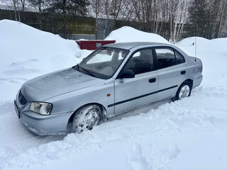 2007 Hyundai Accent ТагАЗ II, серебристый, 320000 рублей, вид 1